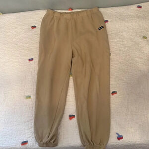 Kendall and Kylie tan sweatpants medium